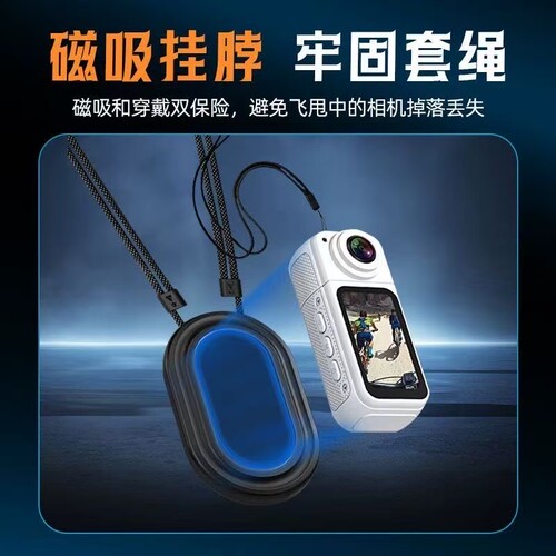 高清拇指运动相机WIFI连接手机户外骑行学生记录摄像胸前磁吸vlog - 图2