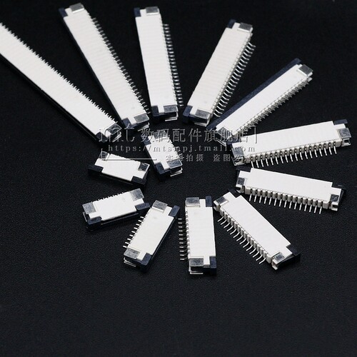 FFC/FPC连接器 1.0MM 上接 抽屉 4P 5P 6P 8P 9P10P12P20P30P 40P - 图1