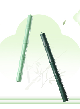 知竹绿色长杆香薰蜡烛原创设计
