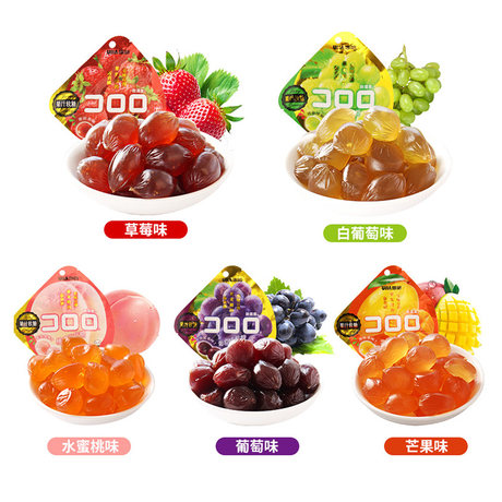 UHA Yoha Marshmallow 5 packs Taste COO Fruity Candy Gum QQ Candy 
