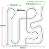 3X3 meter smart car tracking track multi-turn line patrol track robot line-finding speed race ground tablecloth
