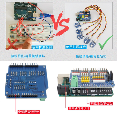 适用于Arduino UNO传感器开发套件mixly米思齐图形编程R3学习套装 - 图2