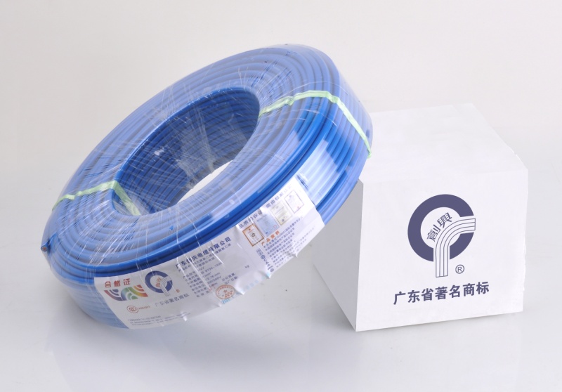 阻燃电线单芯家装铜芯硬线ZRBV6平方国标环保阻燃电线广东包邮