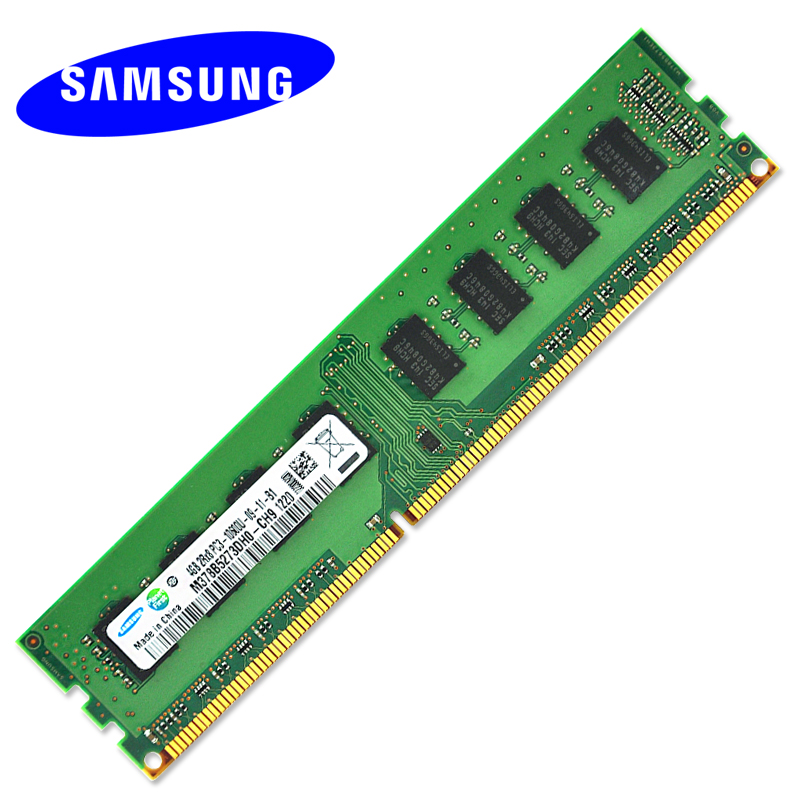 原厂三星 DDR3 1333 4G 台式机内存条2RX8 PC3-10600U 电脑内存条 - 图1