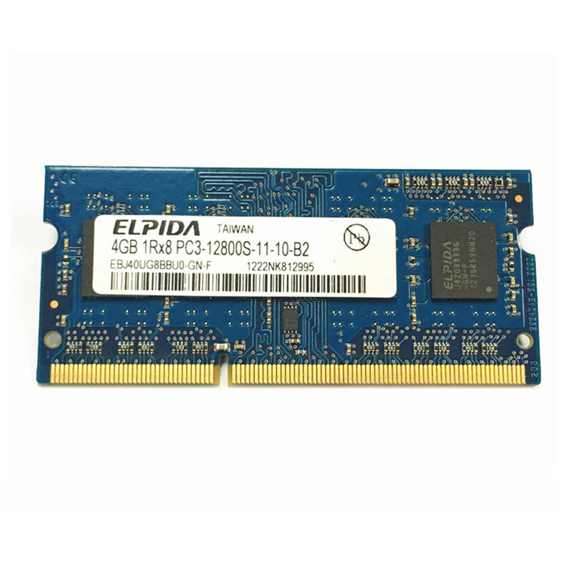 尔必达4G DDR3 1600 笔记本内存条4GB PC3-12800S EBJ40UG8BBU0 - 图1