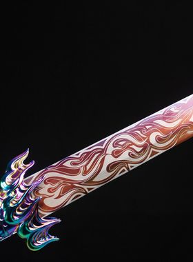 龙泉市刀剑高锰钢手工锻打双手唐