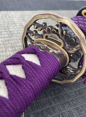 龙泉周匠刀剑手工锻打扭转花纹钢