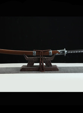 绣春刀剑一体唐横刀花纹钢手工