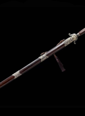 喜上眉梢龙泉太极剑宝剑花纹钢