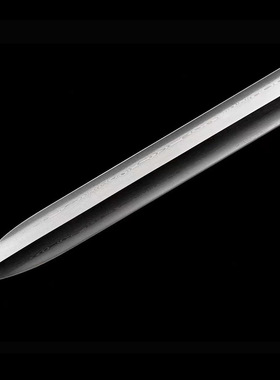 1.4米双手剑太极硬剑花纹钢汉剑