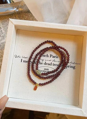 招财纳福手链女小众设计气质精致