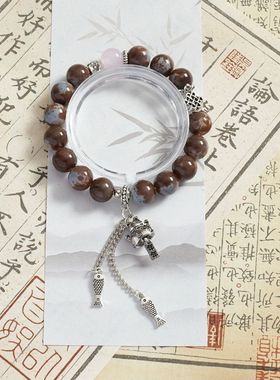 新中式串珠爆款碎珠车手链闺蜜款