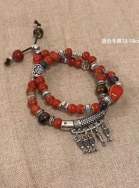 新中式陶瓷手链女高级感手串国潮