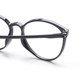Double toothed glasses side opening glasses frame mirror foot