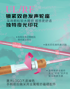 Cardilon Qingxi Morning Fish Super Soft UL Luya Rod Carbon Multi-section Portable Travel Stream Micro Object Ejection Horse Mouth Rod