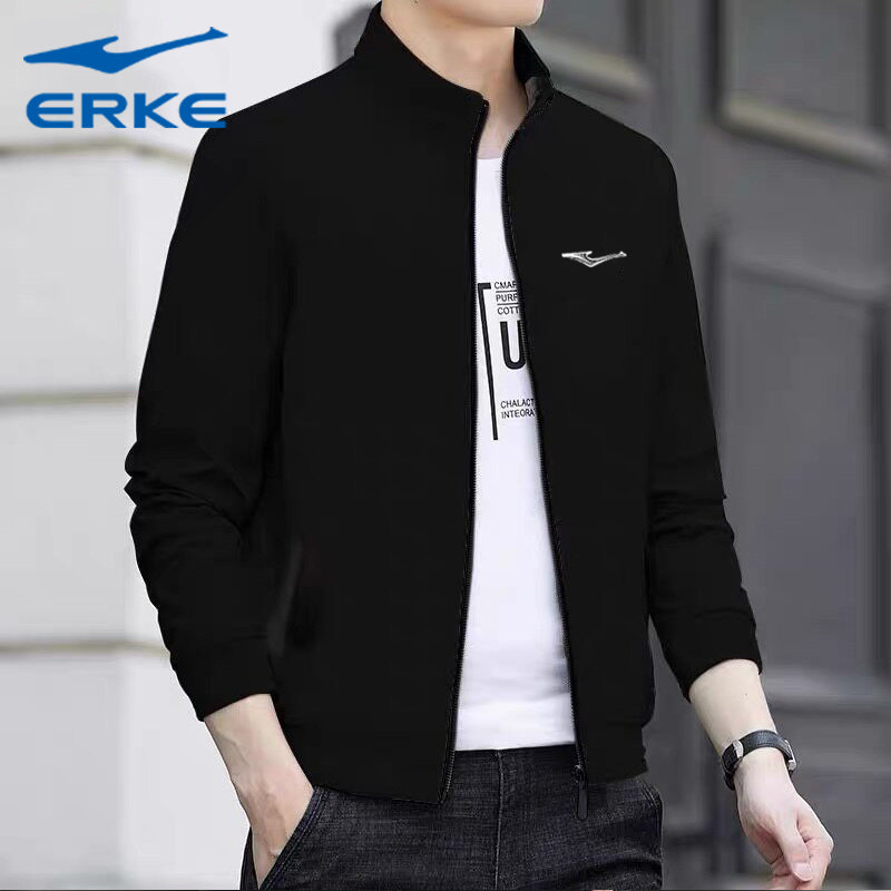 鸿星尔克外套男装2026新款春秋男士立领卫衣夹克旗舰店运动服上衣,淘宝优惠券,粉丝福利购,淘宝优惠卷