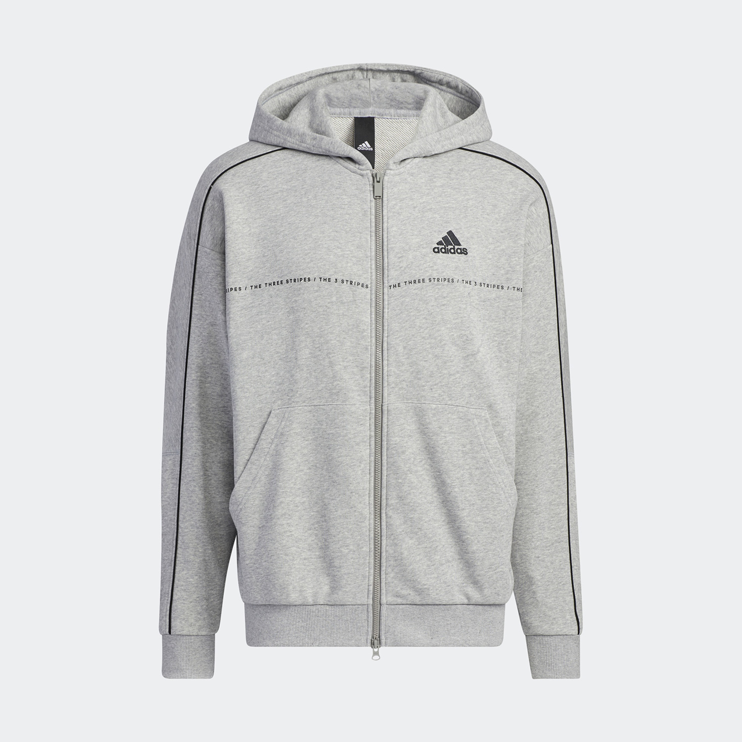 Adidas/阿迪达斯正品春新款男女运动休闲连帽夹克IA9437-图2