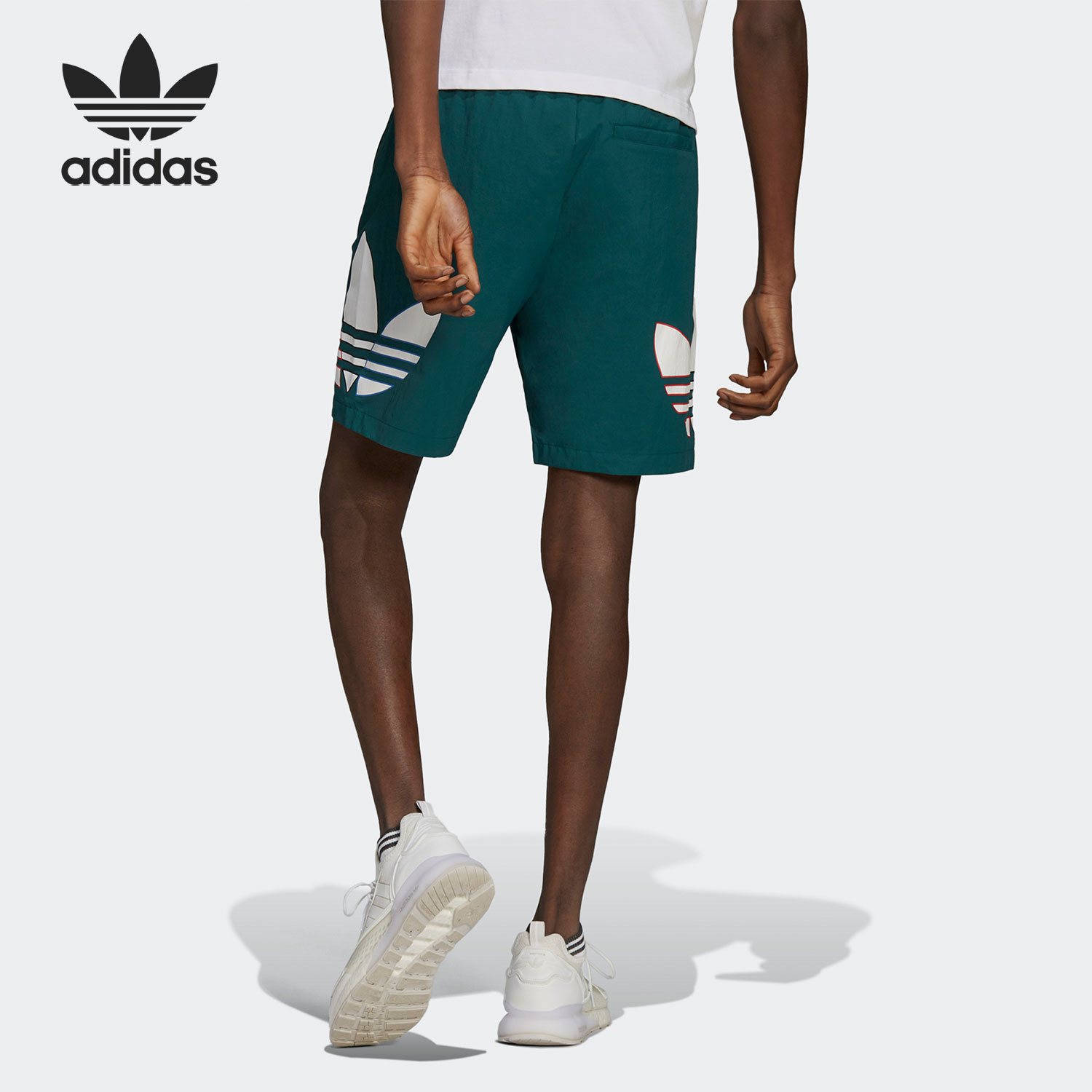 Adidas/阿迪达斯正品三叶草春季新款男子运动休闲短裤 H09358 - 图0