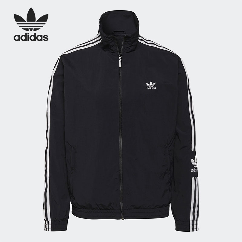 Adidas/阿迪达斯正品三叶草新款女子休闲拉链夹克外套H20540-图1