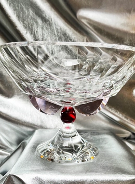 【官方授权】丹麦Reflections Amira Bowl 水果碗精细切割水晶碗