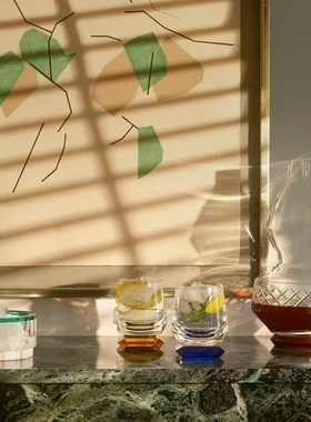 【官方授权】丹麦Reflections Gallant Bowl英雄碗时尚水晶切割碗