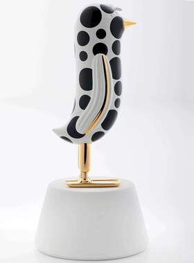 【官方正品】意大利BOSA Hopebird希望鸟陶瓷金色雕塑装饰品摆件