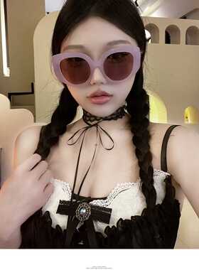 粗边UV400街拍厚树脂墨镜STB