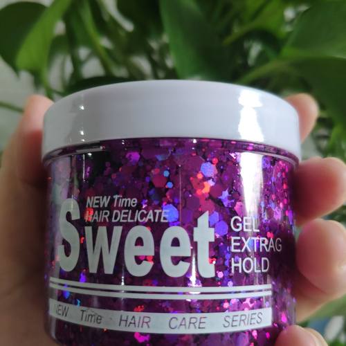 亮片啫喱闪粉亮片舞蹈舞台妆表演撒头发涂身体化妆造型金银亮晶晶 - 图3