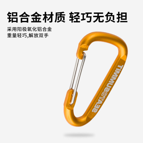 seatosummit登山挂扣 户外多功能D型锁扣背包快挂水瓶挂扣钥匙扣 - 图0