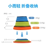 Складная силиконовая портативная обеденная тарелка для кемпинга для путешествий, посуда