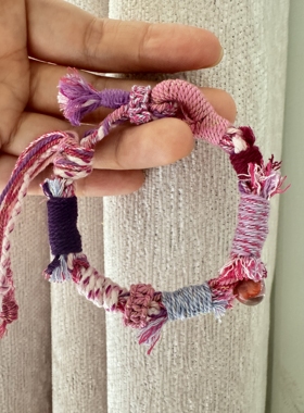 DIY梦幻琉璃藏式编织手绳原创设计小众饰品节日礼物一物一拍