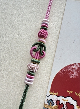 全新藏式手工编织手绳手链银饰原创节日礼物时尚简约个性搭配