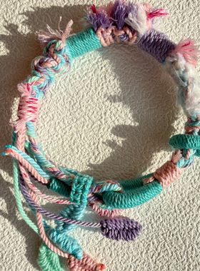 藏式手绳手工编织搭配精美手绳搭配精美节日礼物清新会员礼