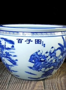 小花盆陶瓷景德镇仿古