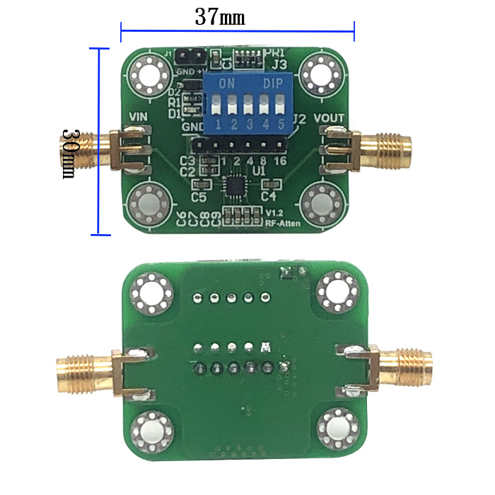 HMC470数字射频衰减器模块 DC-3GHz 1dB步进到31dB可手控和程控-图2