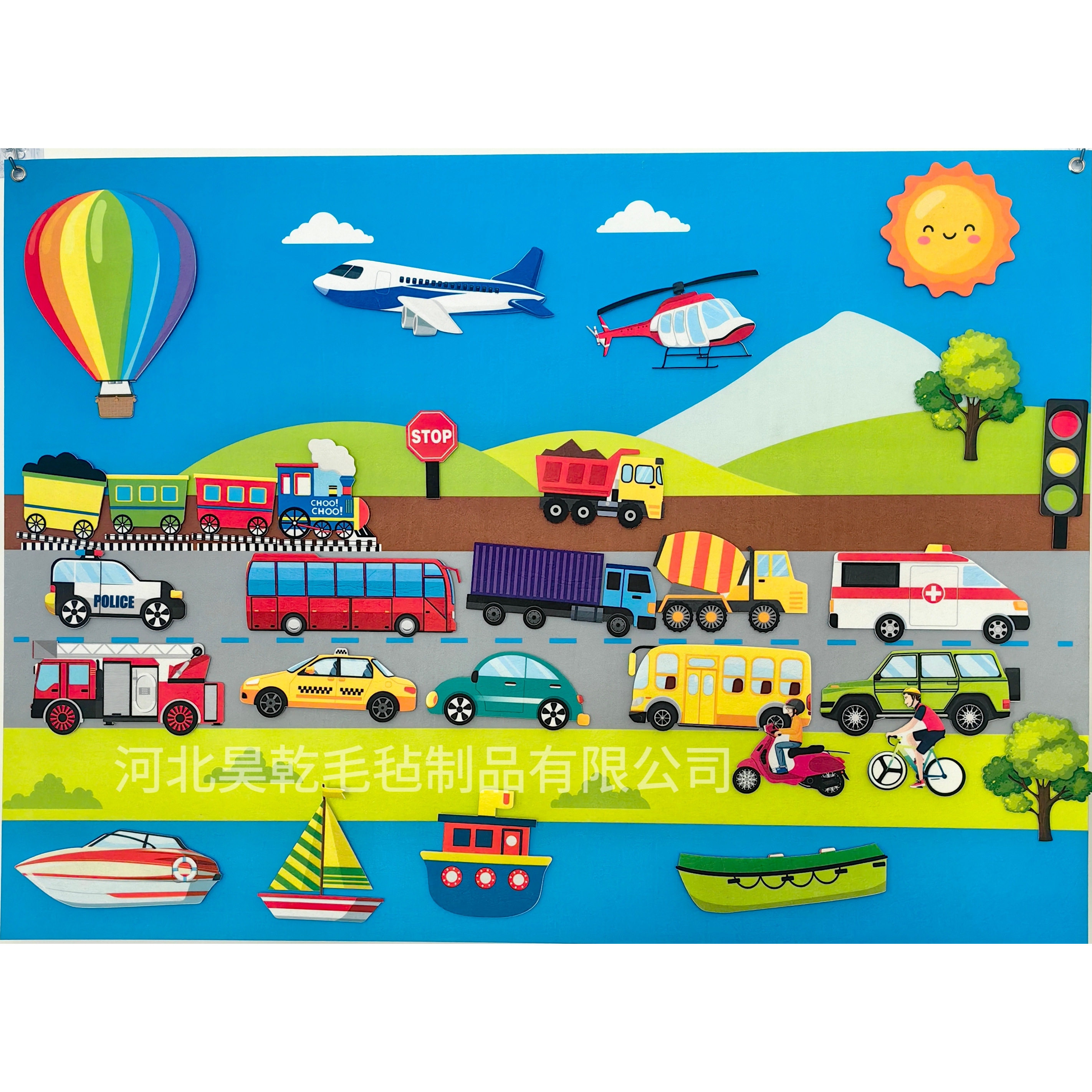 儿童益智农场故事毛毡学习板儿童早教忙碌故事板,淘宝优惠券,粉丝福利购,淘宝优惠卷