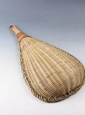 纯手工竹编勺捞勺漏勺面捞沥水勺