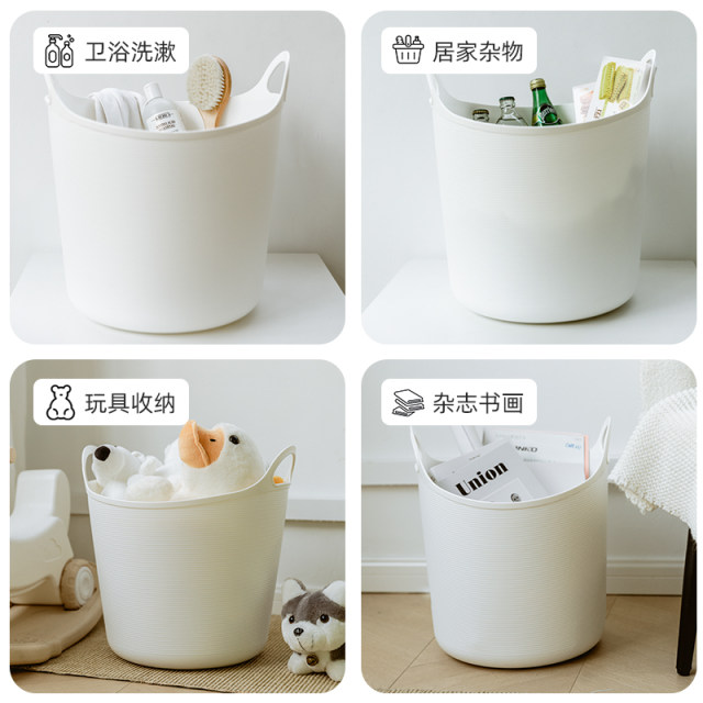Sealed design can hold water, wet and dry bucket dirty clothes basket