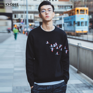 UOOHE简约刺绣时尚毛衣