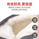 Genuine cowhide, plus velvet for warmth, non-slip and wear-resistant