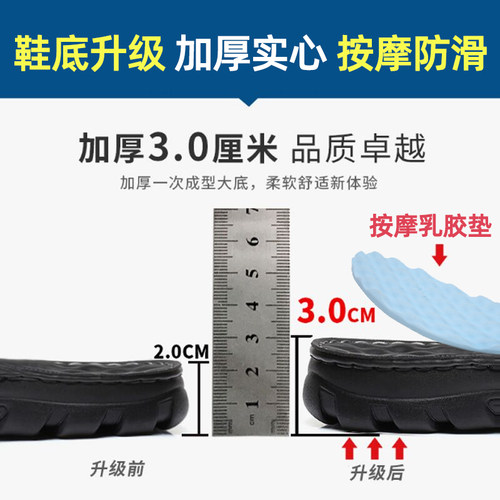 凉鞋男夏季2026新款潮外穿休闲运动凉拖男款开车越南户外真皮拖鞋 - 图2