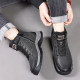 Genuine cowhide, plus velvet for warmth, non-slip and wear-resistant