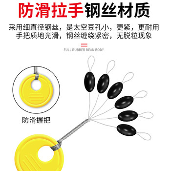 ການຫາປາ super tight silicone space bean super high quality rubber 100 sets olive shaped bulk small fishing gear accessories