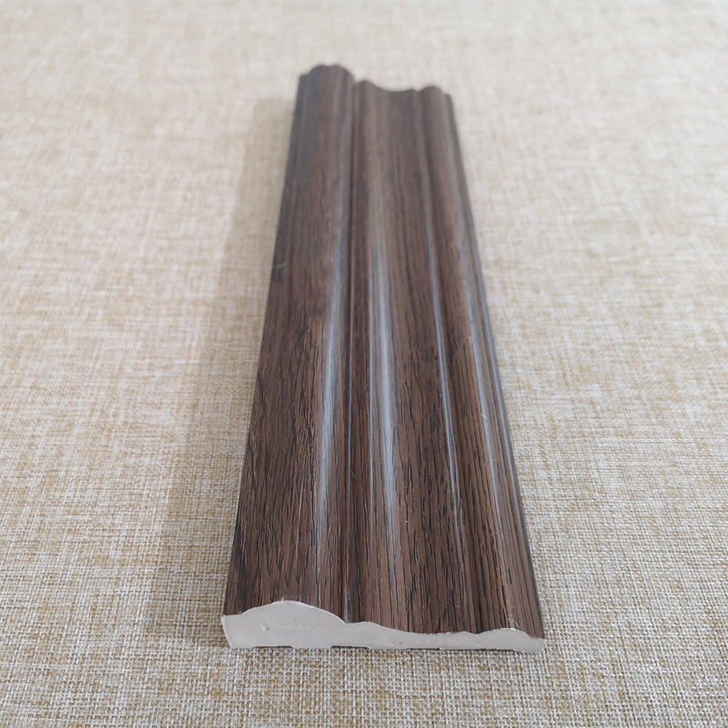pvc深色木纹边框条胡桃木装饰线条背景墙门框窗边条阴角线非实木 - 图0