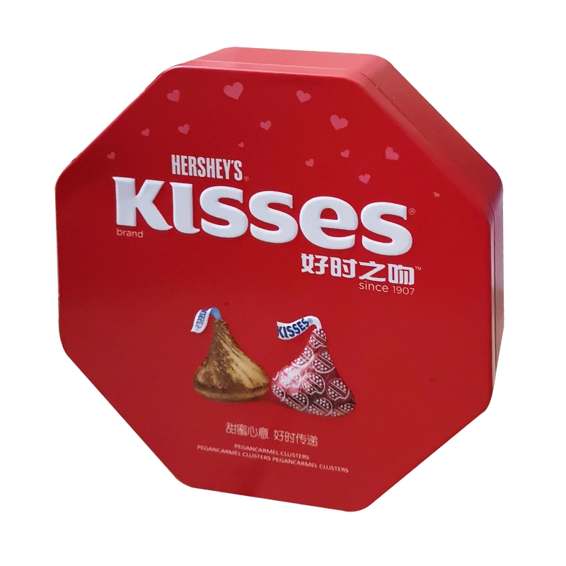 Hershey‘s好时之吻巧克力16粒水滴铁盒礼盒装满月成品结婚喜糖 - 图1