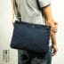 Tide thương hiệu ĐẦU PORTER túi vải túi đeo vai nam giản dị MỘT NÚT BAG Messenger Túi IPAD - Túi của con người