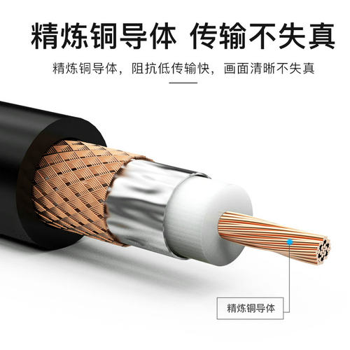 秋叶原监控视频线SYV75-3/75-5 bnc50-5摄像头探头摄像机同轴馈线 - 图1