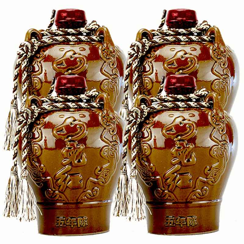 女儿红精品黄酒五年陈酿坛装正宗绍兴花雕酒 1.5L*6坛 整箱