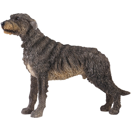 吉佳美YFA模玩爱尔兰猎狼犬仿真狗模型公仔车载摆件工艺品配兵人 - 图3