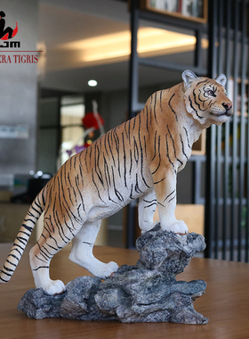 YFA模玩老虎艺术摆件家居收藏品
